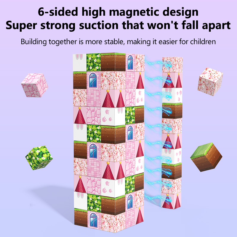 Magnetic Building Blocks Pink  - Philodendron Pink Princess review and price
